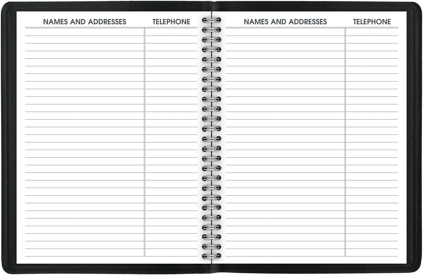 AT-A-GLANCE Weekly Planner, January 2018 - December 2018, 6-3/4" x 8-3/4", Open Scheduling, Black (7085505)