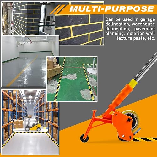 Miniatura 7 de BAUSATZ Dispensador de cinta adhesiva de aplicación de cinta adhesiva de doble versión, escritura de cinta de empuje manual, aplicador profesional