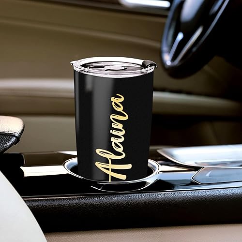 Vista 50 de WAZONE Vaso térmico de acero inoxidable de 20 onzas, taza de viaje con aislamiento al vacío, regalo para el día de la madre, cumpleaños, Navidad