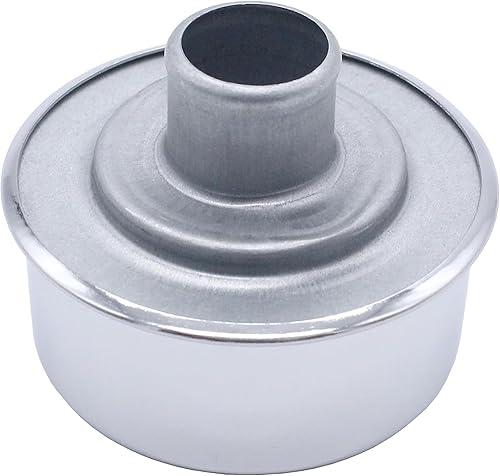 Miniatura 4 de Cromo redondo válvula cubierta respiradero empuje en estilo altamente pulido dispositivo de respiración con tubo de ventilación para SBC BBC SBF 350