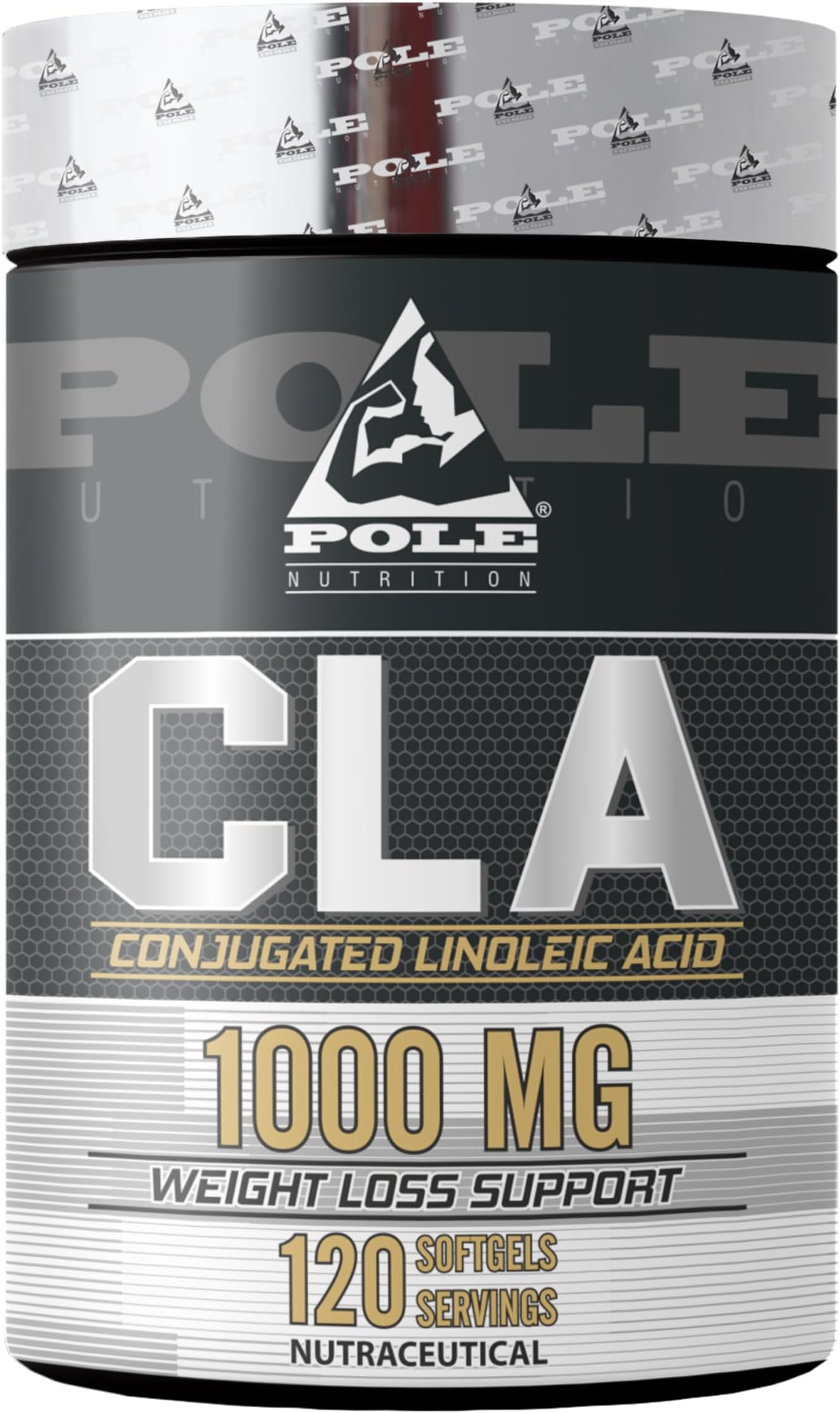 Pole Nutrition CLA - Conjugated Linoleic Acid Weight Loss Support | 1000mg, 120 Softgels | Natural Fat Burner for Enhanced Fitness Goals