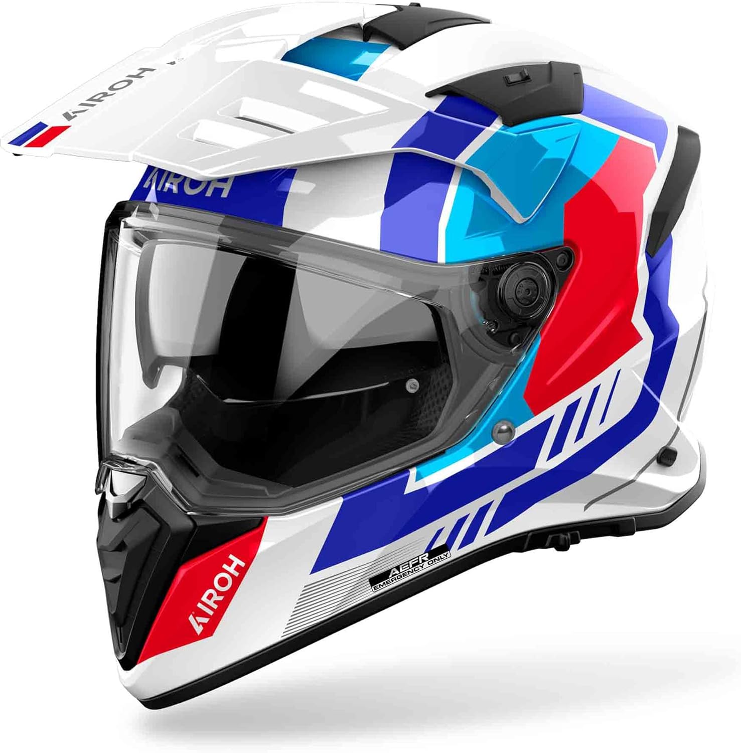 AIROH Bandit Horn White Gloss M