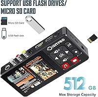 Vista 5 de Convertidor VHS a Digital 2.0, video HD a grabadora de convertidor digital con control remoto, convertir grabación de audio de video analógico