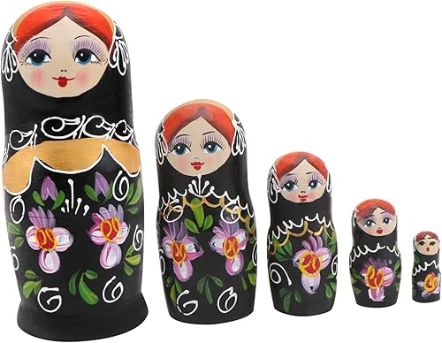 Kids Dolls Stacking Toy Russian Dolls Dolls Christmas Russian Stackable Dolls Russian Doll Toy Home Decor Wooden Nestin