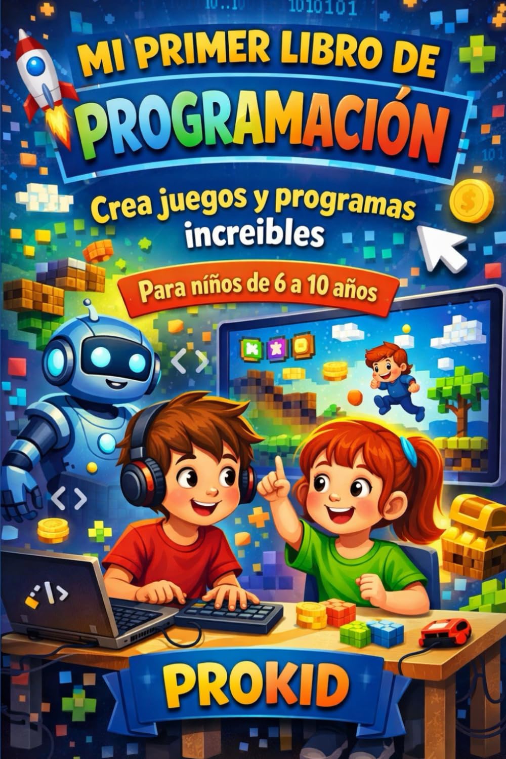 MI PRIMER LIBRO DE PROGRAMACIÓN: Crea juegos y programas increíbles Para niños de 6 a 10 años