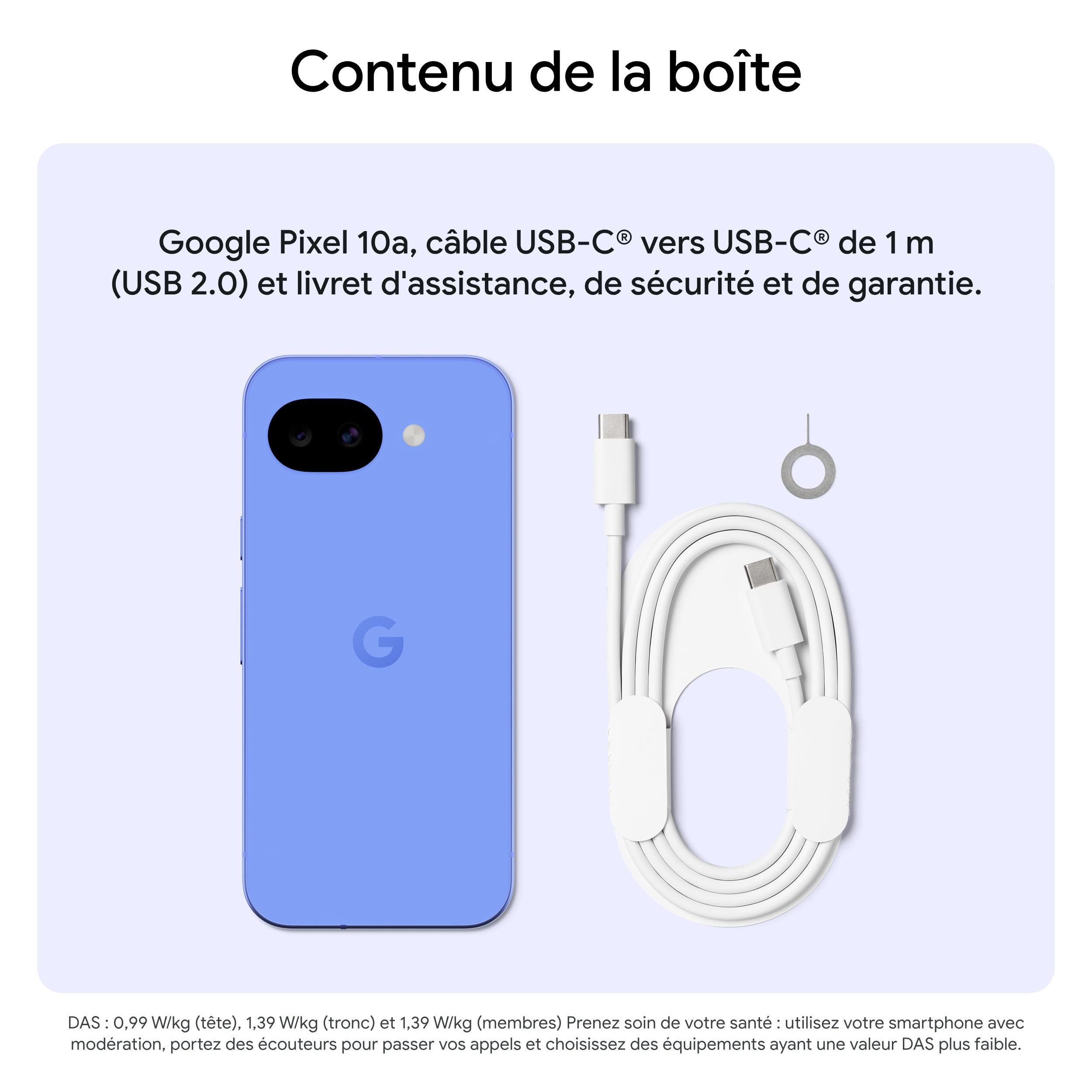 Google Pixel 10a – Sept Ans de mises à Jour et de Nouvelles fonctionnalités, Plus de 30 Heures d'autonomie, Coach Photo, Gemini Live, Sécurité Pixel – Noir Volcanique, 128GB