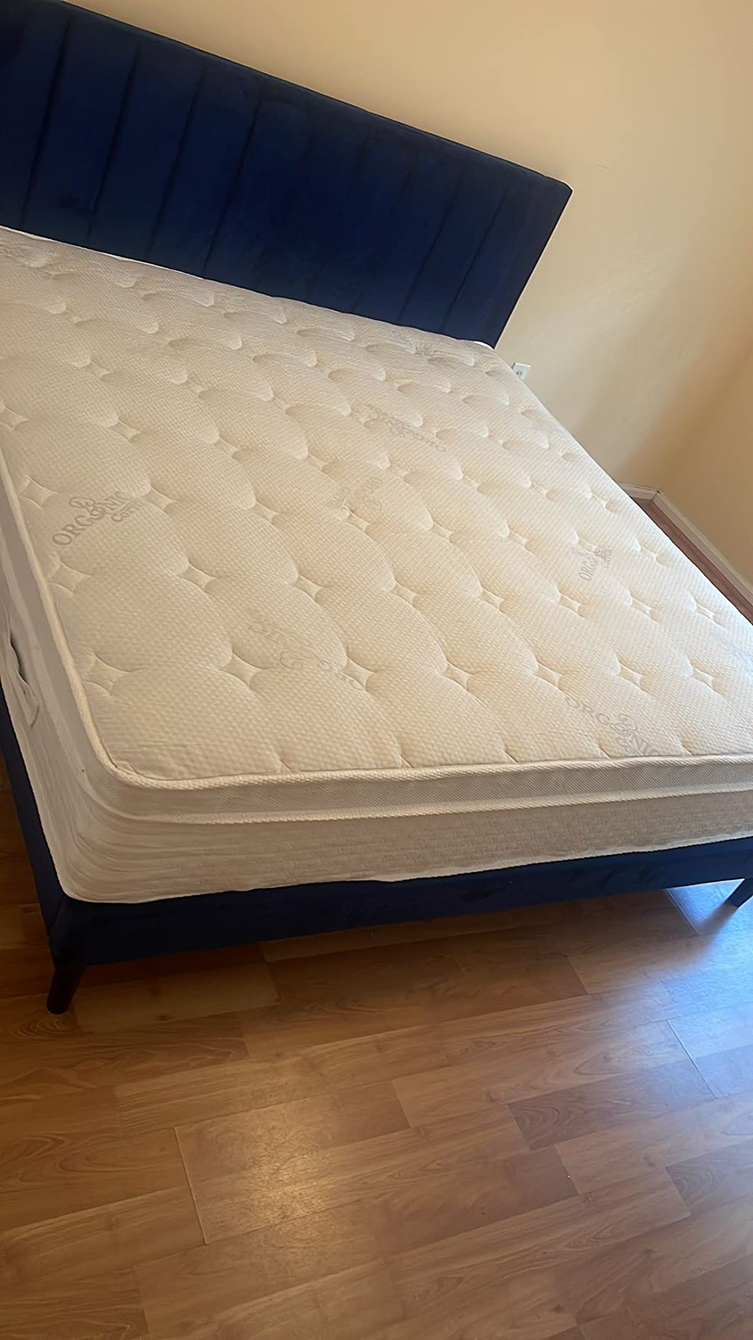 THE LUX - 12" - MEDIUM - Cool Memory Foam Encased Spring Mattress - Organic Cotton Mattress