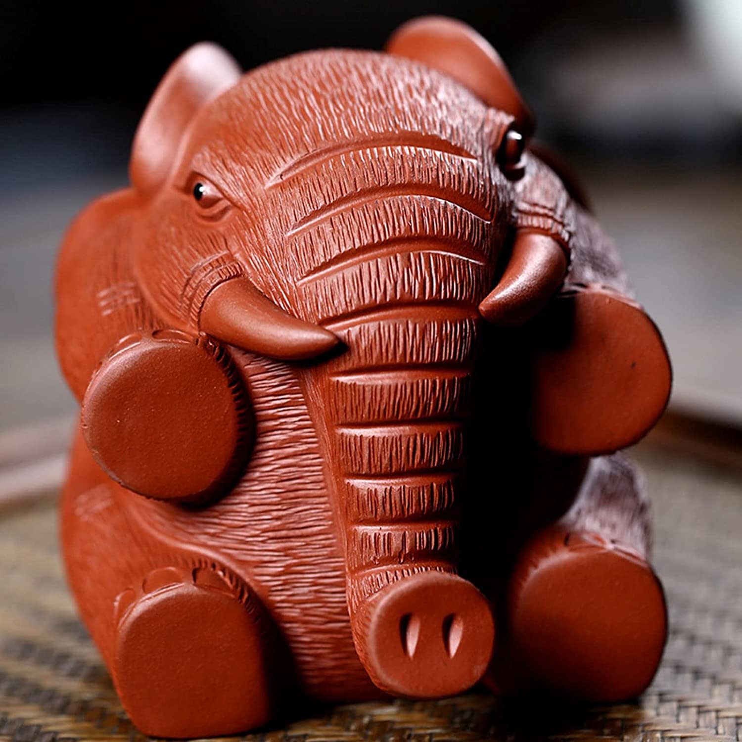 Statua portafortuna, decorazioni for la casa, scultura di elefante Ruyi di buon auspicio, animale domestico creativo for il tè, scultura di figurine di piccoli animali Feng Shui, regali di inaugurazio