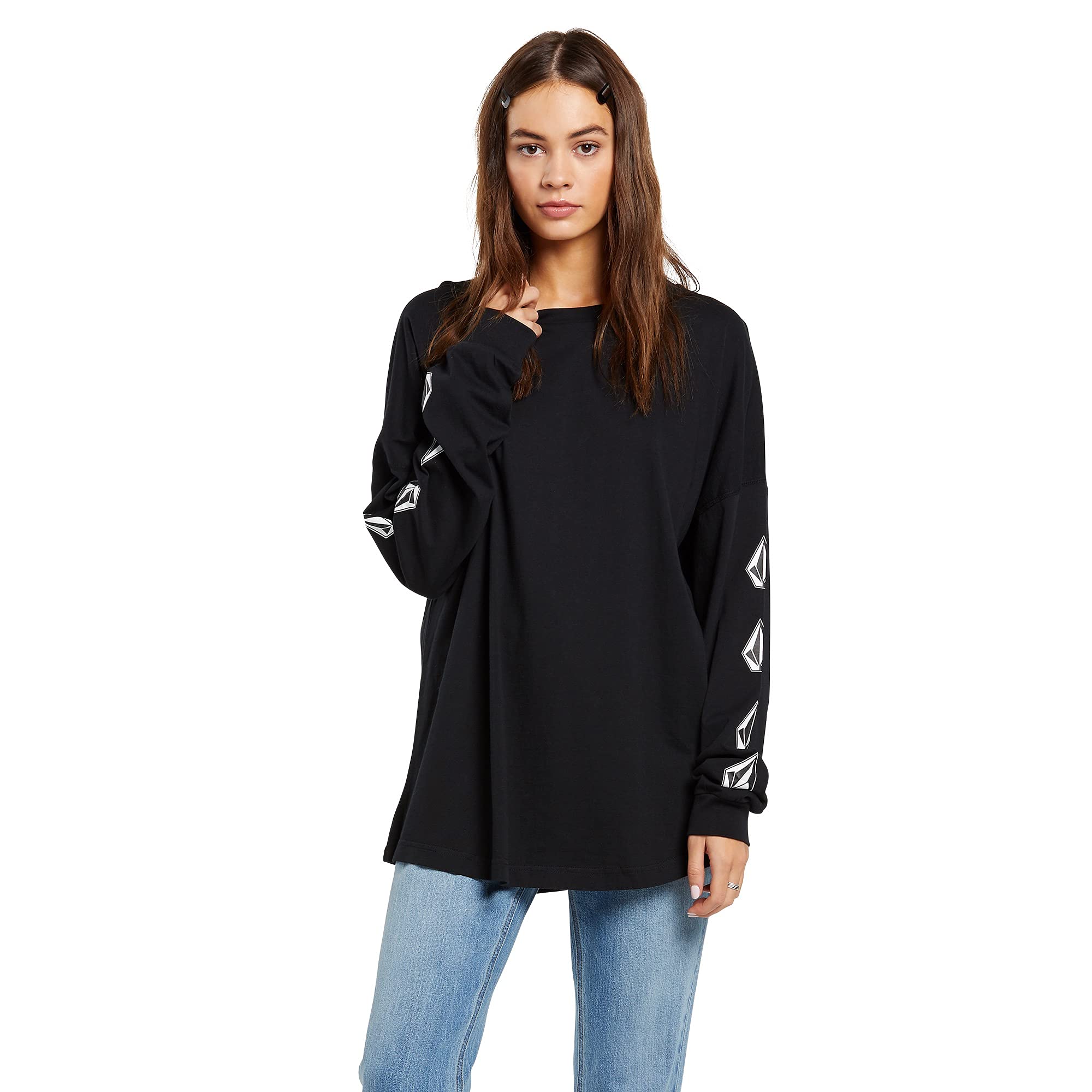 Volcom Mens Iconic Deadly Stones Long Sleeve T-Shirt