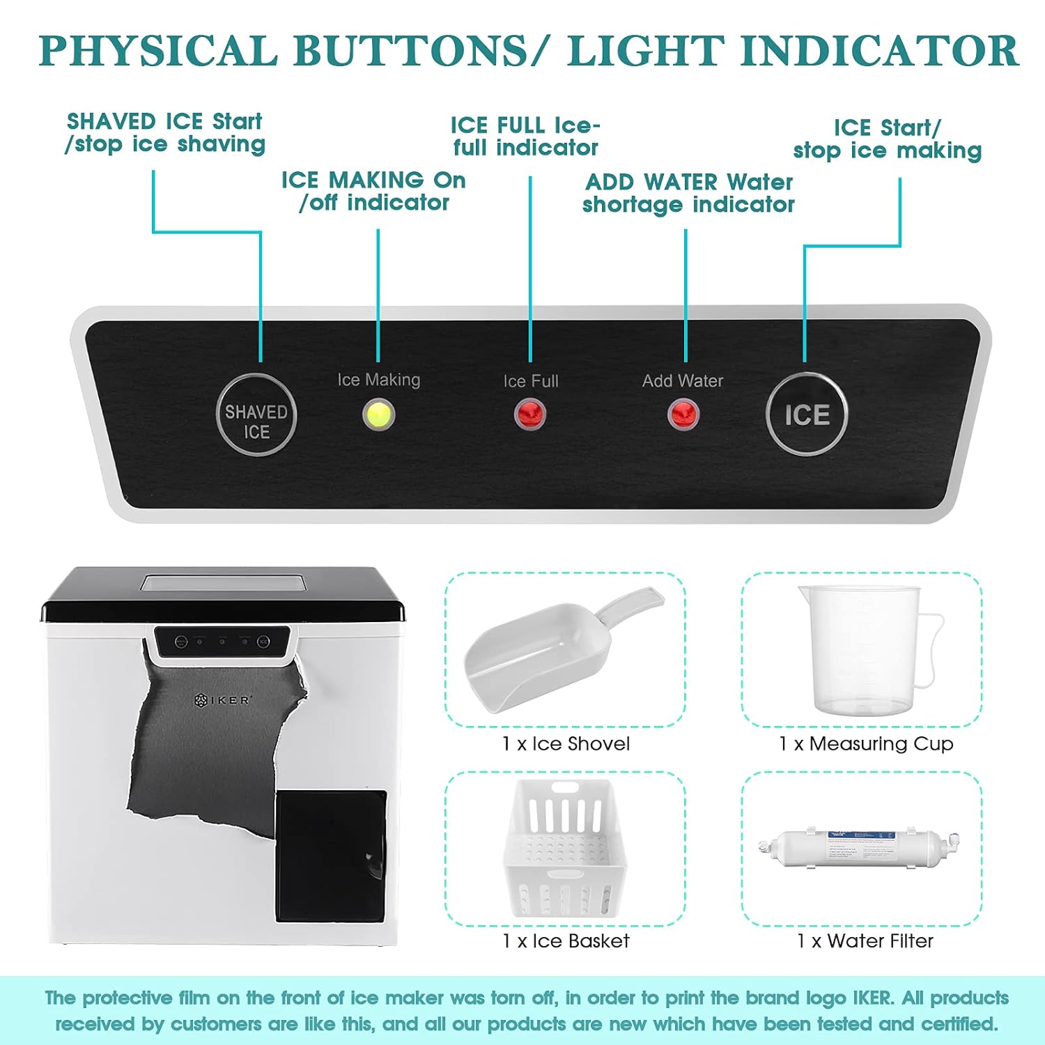 IKER Machine Countertop Commercial Stainless
