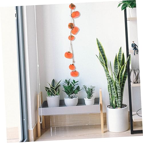 Miniatura 4 de IMIKEYA Colgante decorativo de caqui de fruta naranja Rtificial para el hogar vívido de Acción de Gracias Dec