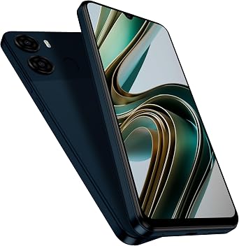 BLU K2 | Unlocked | 6.88 HD+ Display | 13MP Main Camera + 8MP Selfie Camera | 64GB | 5,000mAh Battery | Android 15 | US Version | | Black-Blue