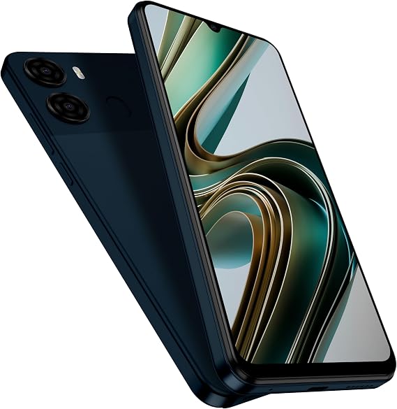 BLU K2 | Unlocked | 6.88 HD+ Display | 13MP Main Camera + 8MP Selfie Camera | 64GB | 5,000mAh Battery | Android 15 | US Version | | Black-Blue