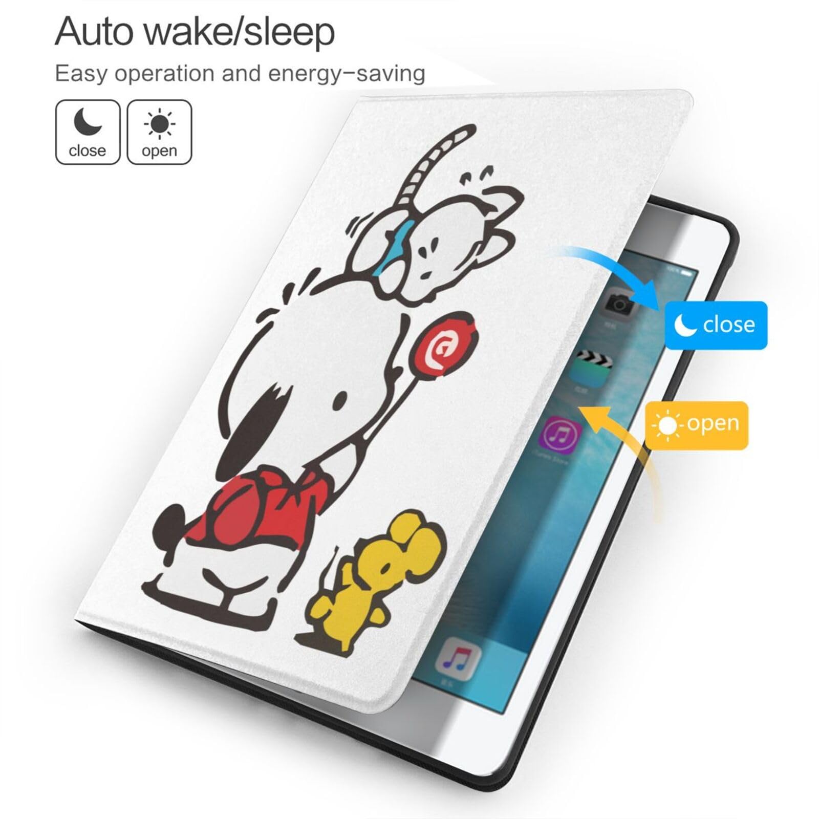 Amazon.co.jp: iPadケース ポチャッコ アイパッドケース 手帳型 iPad