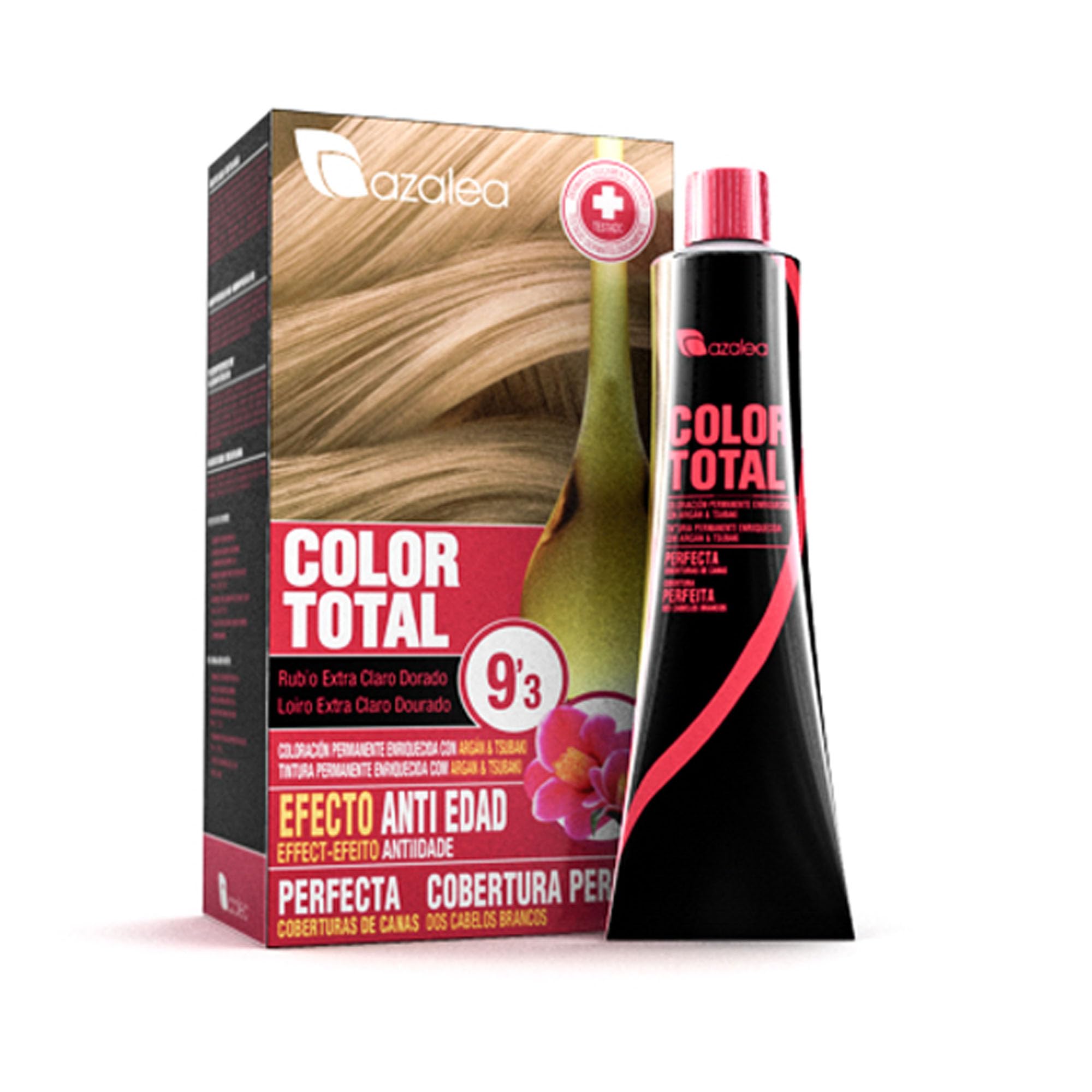 ALEA - Tinte Pelo Mujer - Color Total - Nº 9.3 - Rubio Extra Claro Dorado - Coloración Permanente en Crema - Aceite Argán y Tsubaki - Cobertura Total de Canas - Aclara 3 Tonos en Cabellos Naturales