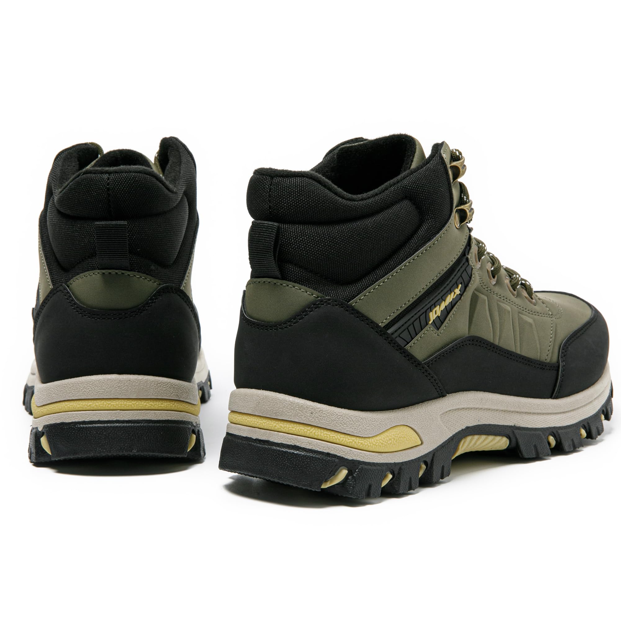 JOMIX Scarpe Trekking Uomo Invernali Antiscivolo Scarponcini da Montagna Hiking Outdoor Leggeri e Resistenti Scarpe Uomo Caviglia Alta per Escursionismo Campeggio e Casual