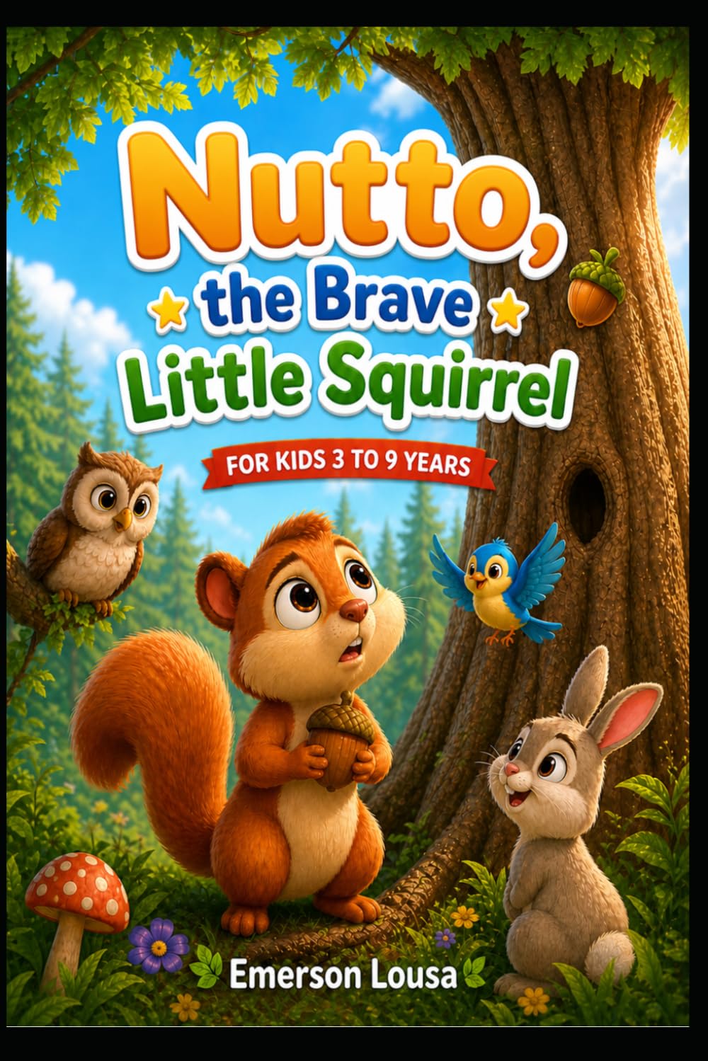 Nutto, the Brave Little Squirrel: A Children’s Story About Courage and Overcoming Fear for Ages 3–9