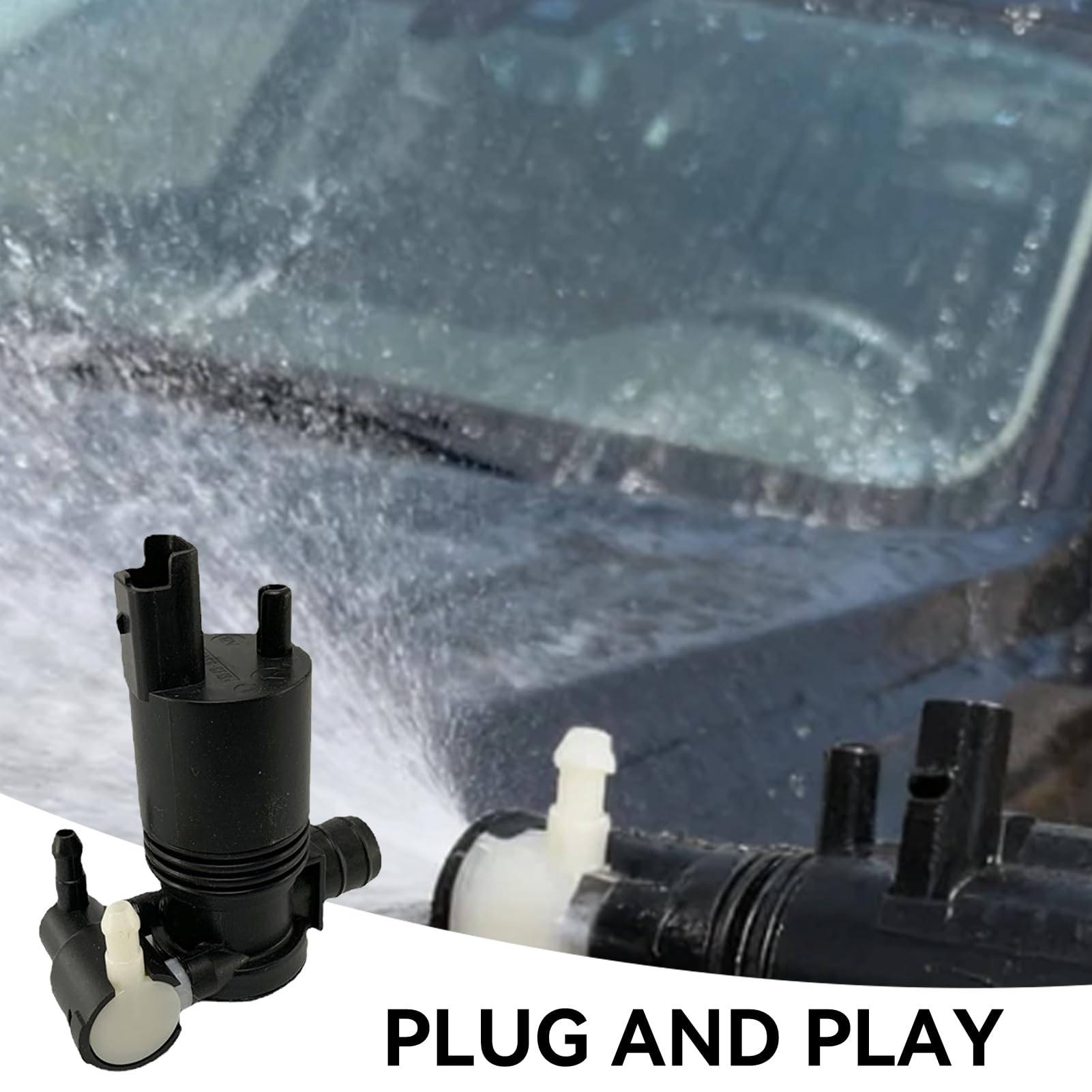 Auto Parabrezza Tergicristallo Lavavetri Pompa Motore per Peugeot