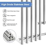 Criditpid BBQ Grates Replacement for Charbroil 463436215, 463436214 Models, 16 7/8" Heavy Duty Stainless Steel Cooking Grids for Master Chef G43257, G43205, G43258, G45118 Grill.