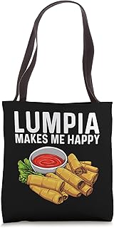 Funny Lumpia Gift For Men Women Pinoy Filipino Food Lovers Tote Bag
