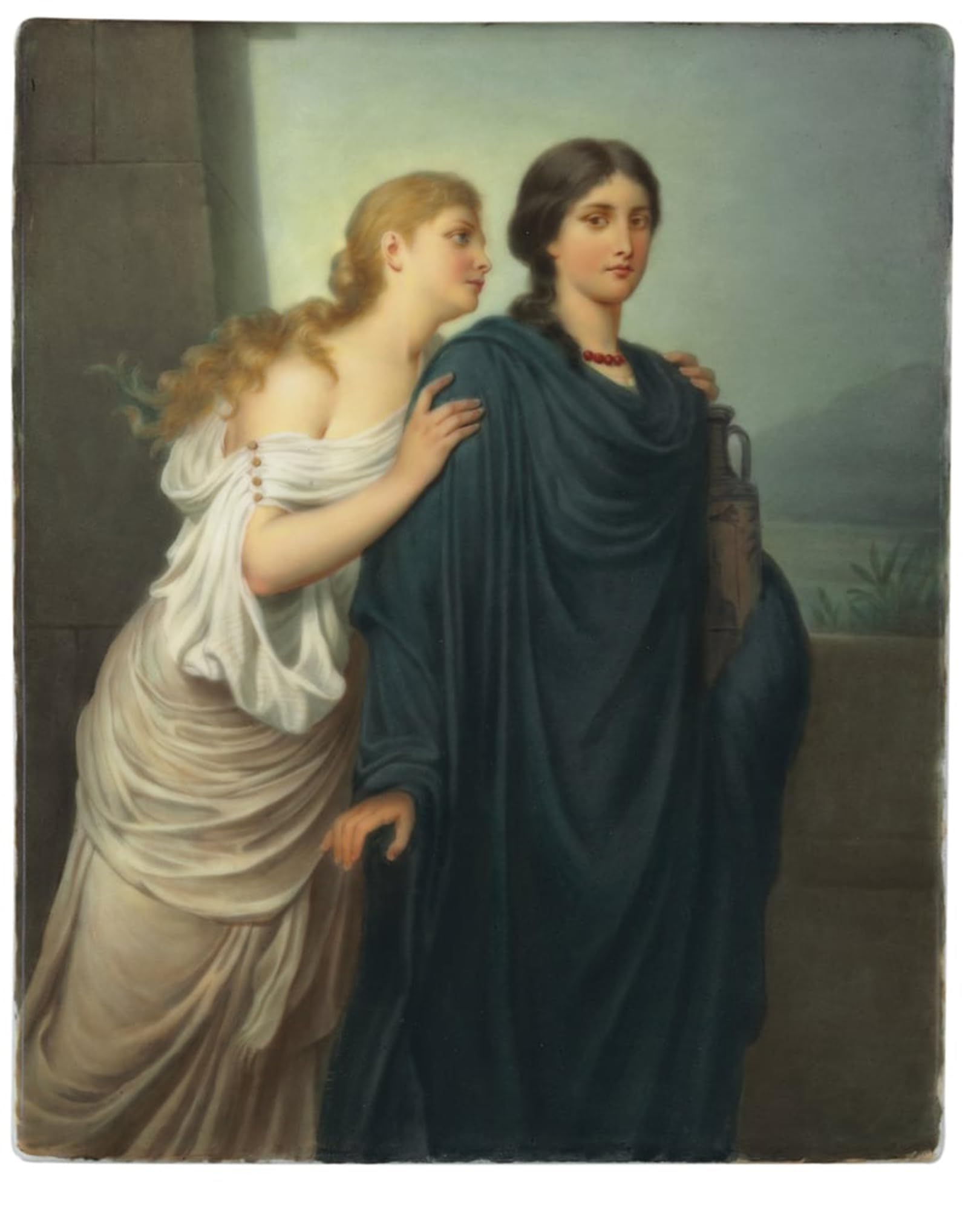 ARTXLXXBN Famous Painting Canvas Artwork Graffiti Print Rectangular Plaque by Emil Teschendorff Portrait Canvas Image for Home Decor 60x90cm