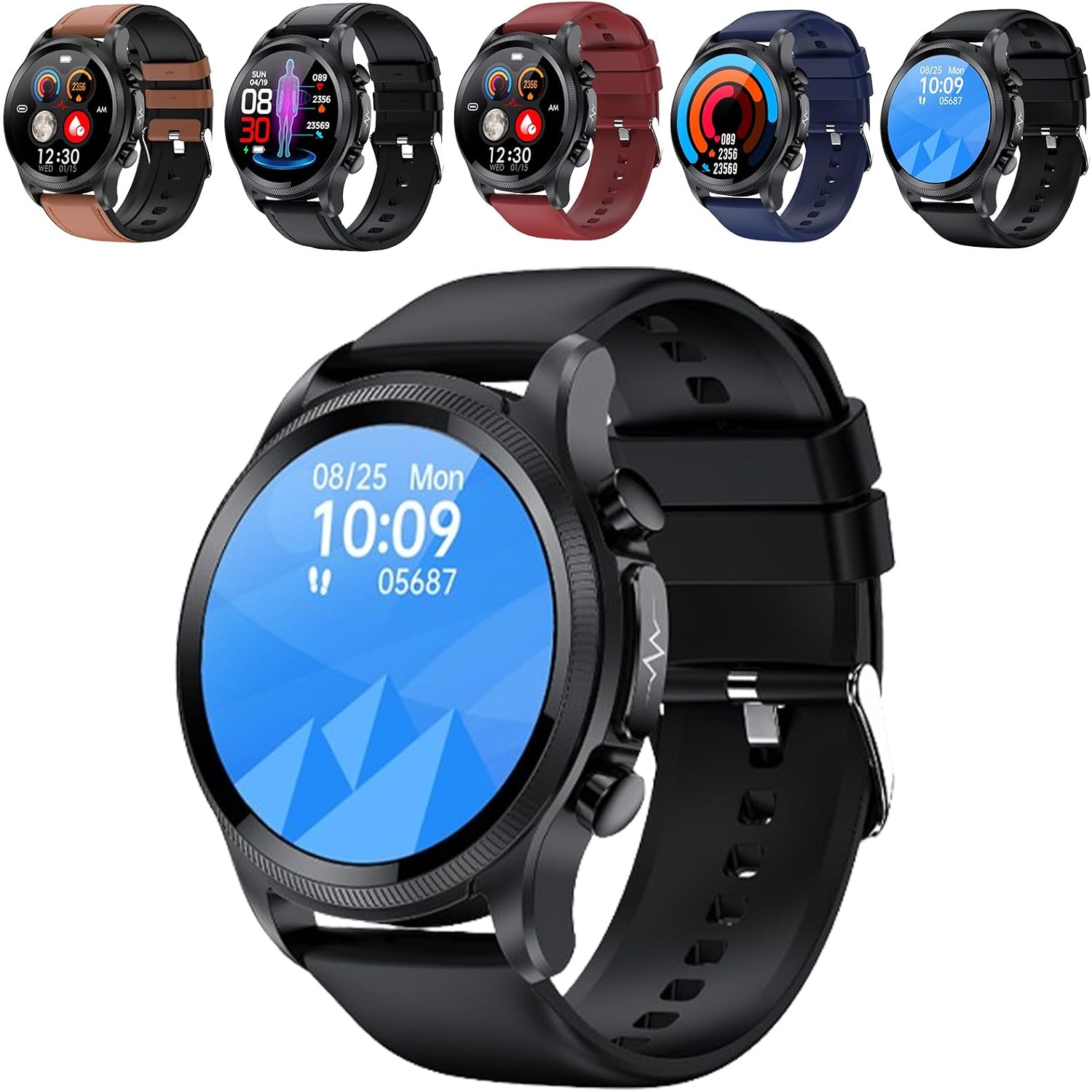 Dotmalls Smartwatch for Diabetics, Military Smart Watch for Men, Touch Screen Ip68