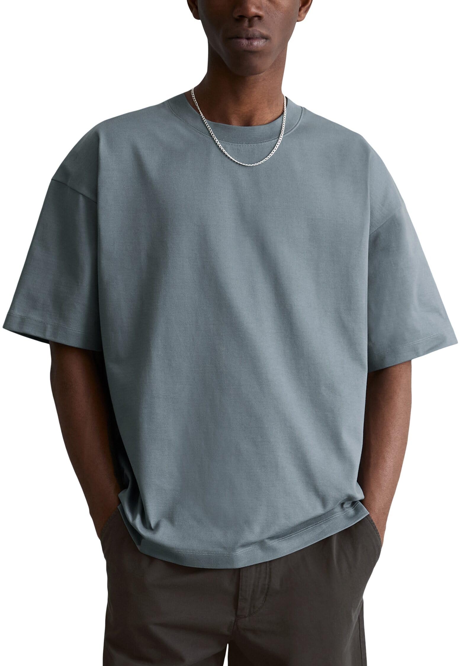 Marc OߴPolo Denim Herren T-Shirt mit Rücken-Print Oversized Fit