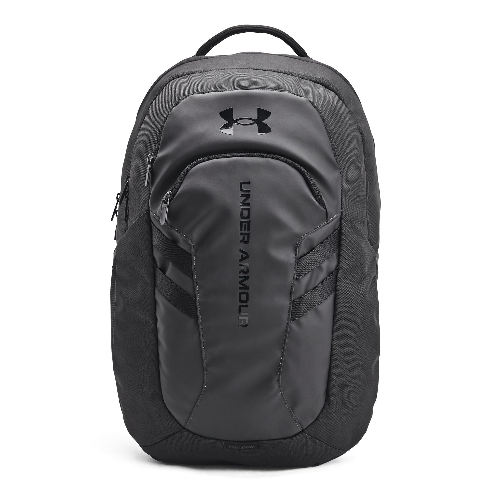 UNDER ARMOUR Hustle 6.0 Pro Backpack Unisex - Erwachsene Rucksack (1-Pack), schwarz/schwarz/schwarz, One Size, Gepäck