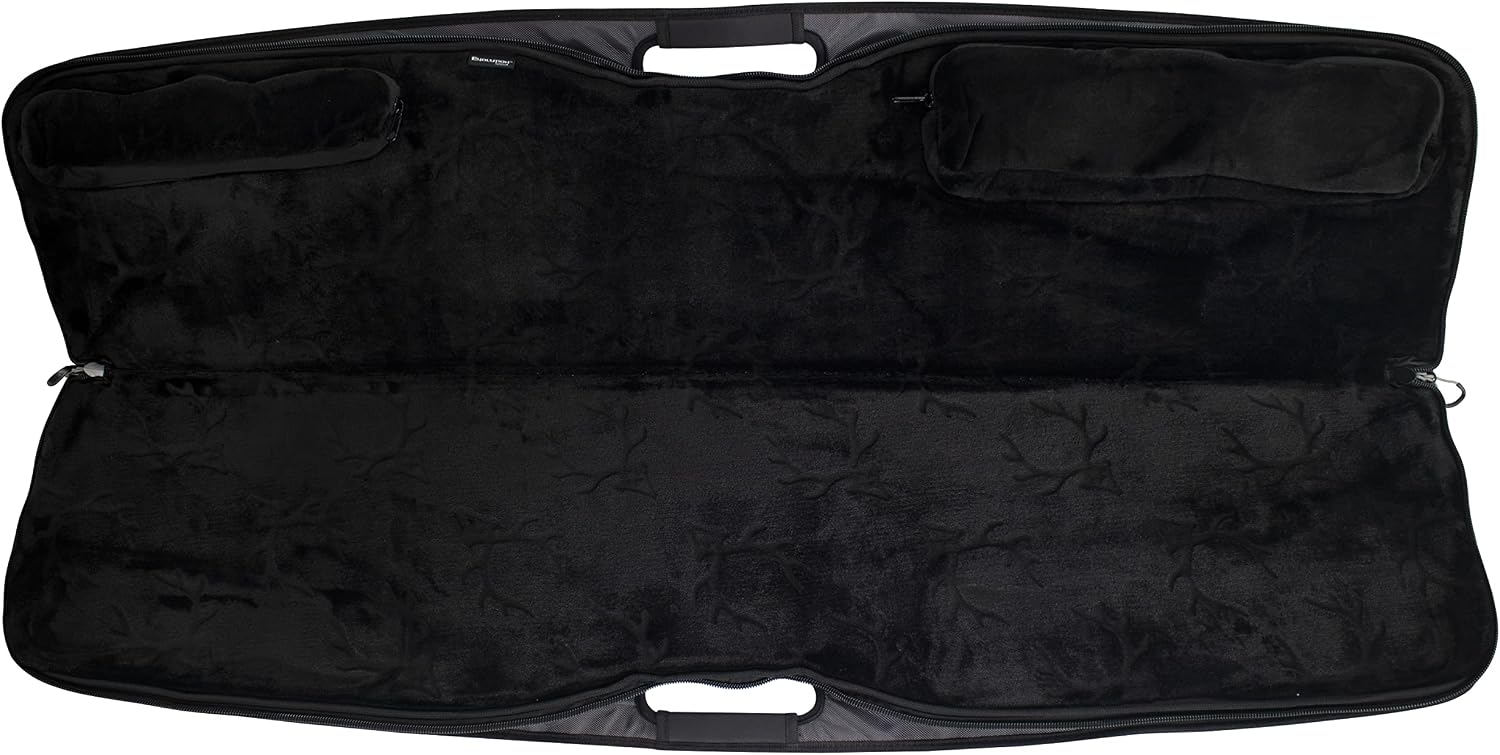 Evolution Outdoor Marksman II Series Gun Case – 52 in, 1680D, Rifle or Shotgun Case with Fleece Lining, Zippered Storage Pockets, Hunting Gun Bag