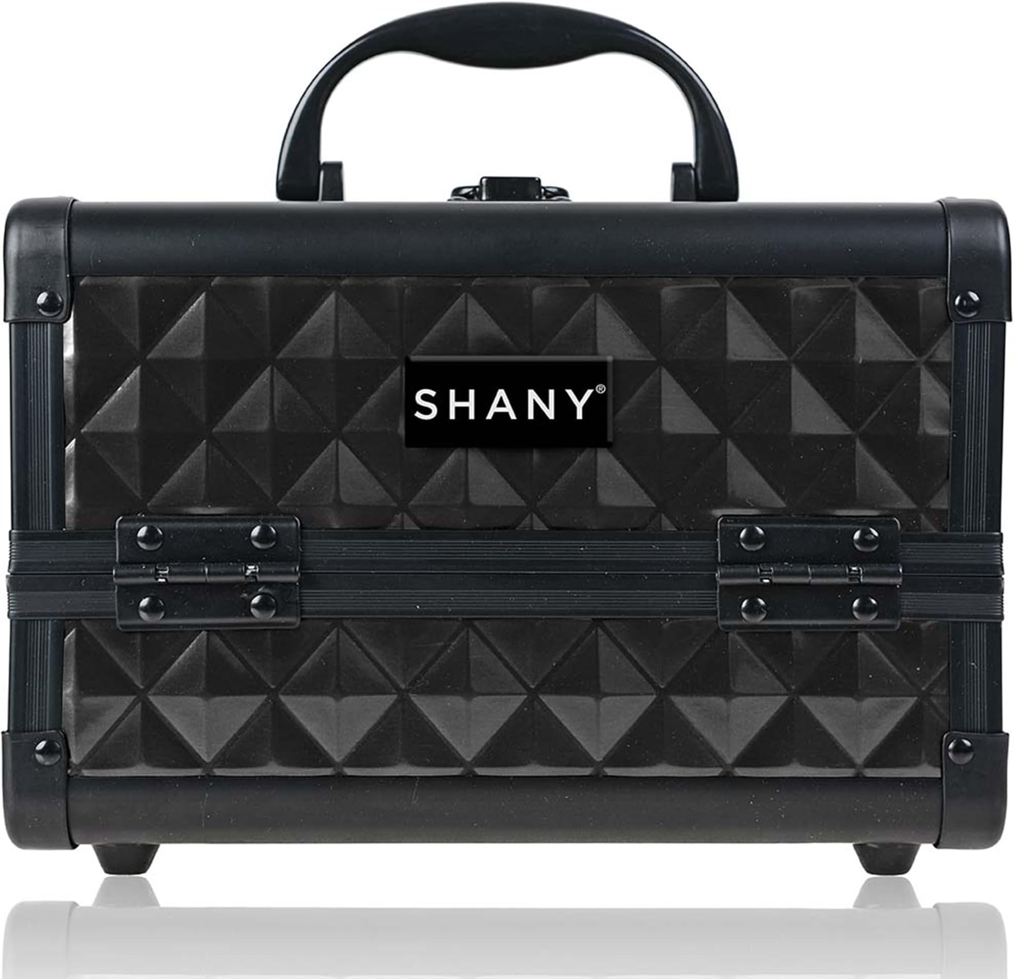 SHANY Mini Makeup Train Case with Mirror
