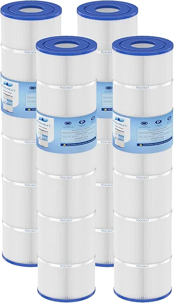 POOLNEAT C5030 Pool Filter Cartridges Replacement for Hayward C5025,CX1280XRE,PA131-PAK4,FC-1227,C5020,Unicel C-7494,Ultral-A2,131 Sq. ft,4 Packs
