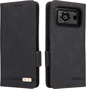 Smartphone Case for AQUOS R6 SH-51B, Flip Case, Includes Strap Compatible with Sharp AQUOS R6 docomo SoftBank SH-M22 SIM-Free SH-51B Case A101SH, AQUOS R6 Case, AQUOS R6 Cover, AQUOS R6 Case