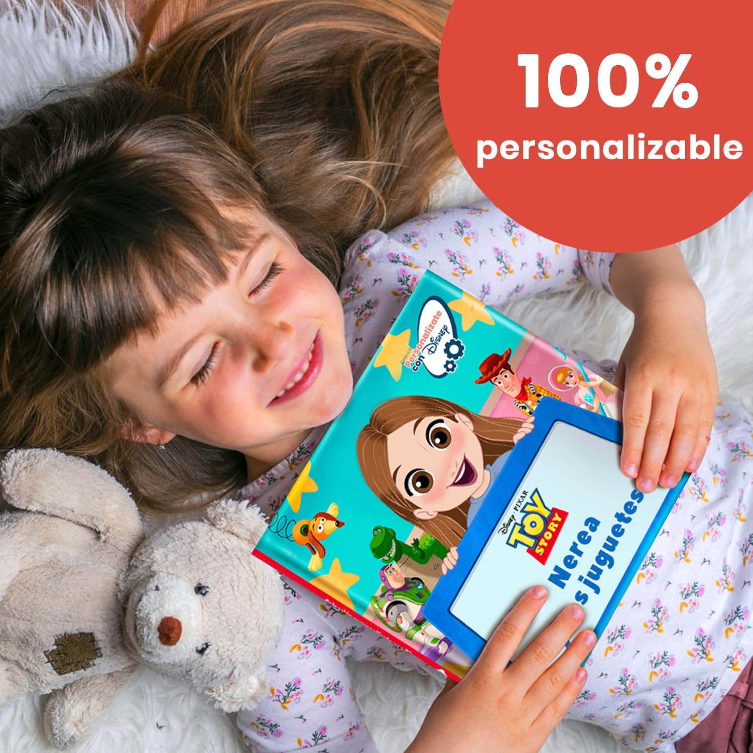Libro Personalizable de Toy Story para niños | Cuento con Avatar, Nombre, Foto y dedicatoria | Fomenta Amistad, Humor y valores Familiares