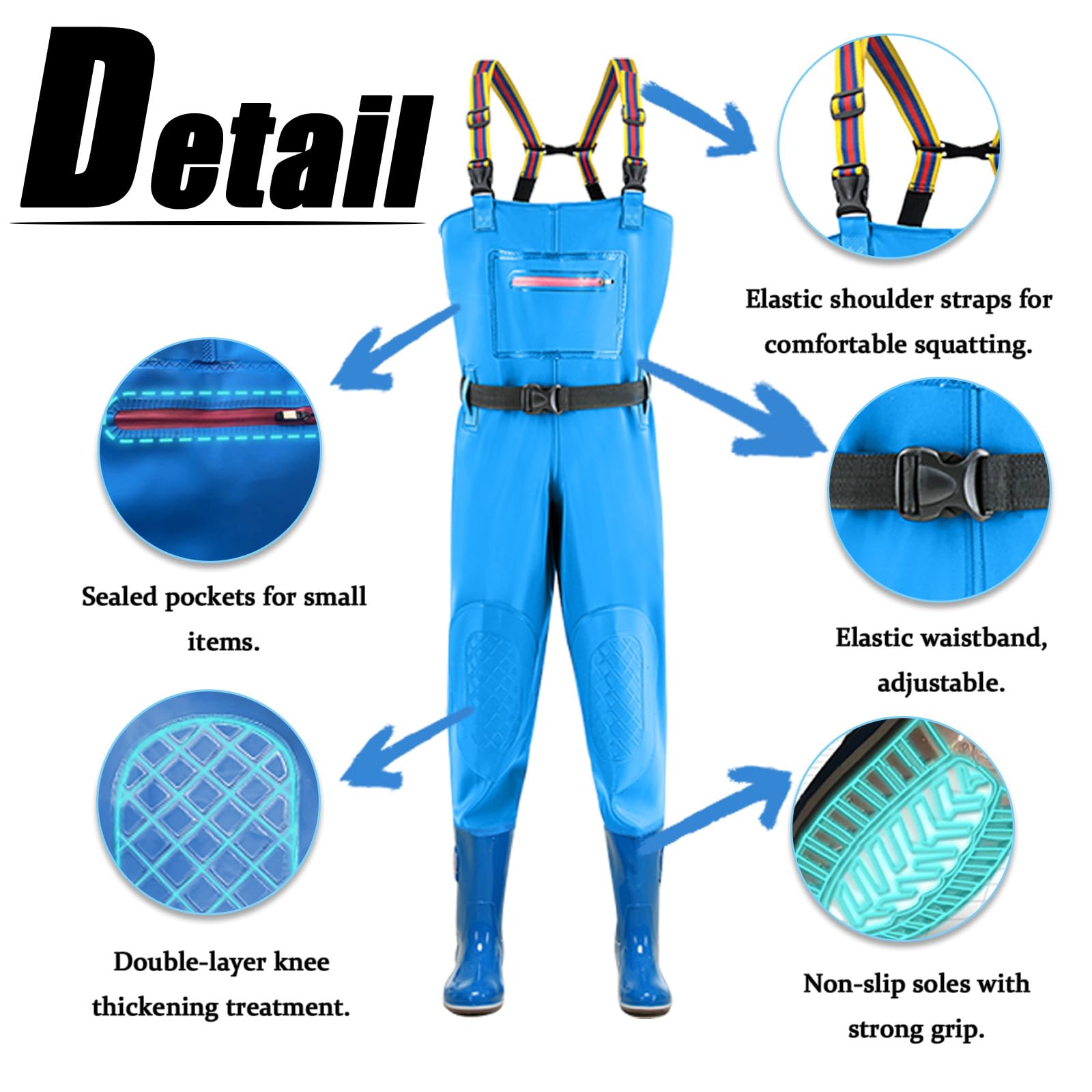 Crosswater Waders de pêche femme imperméable respirant avec bottes antidérapantes bandoulière réglable