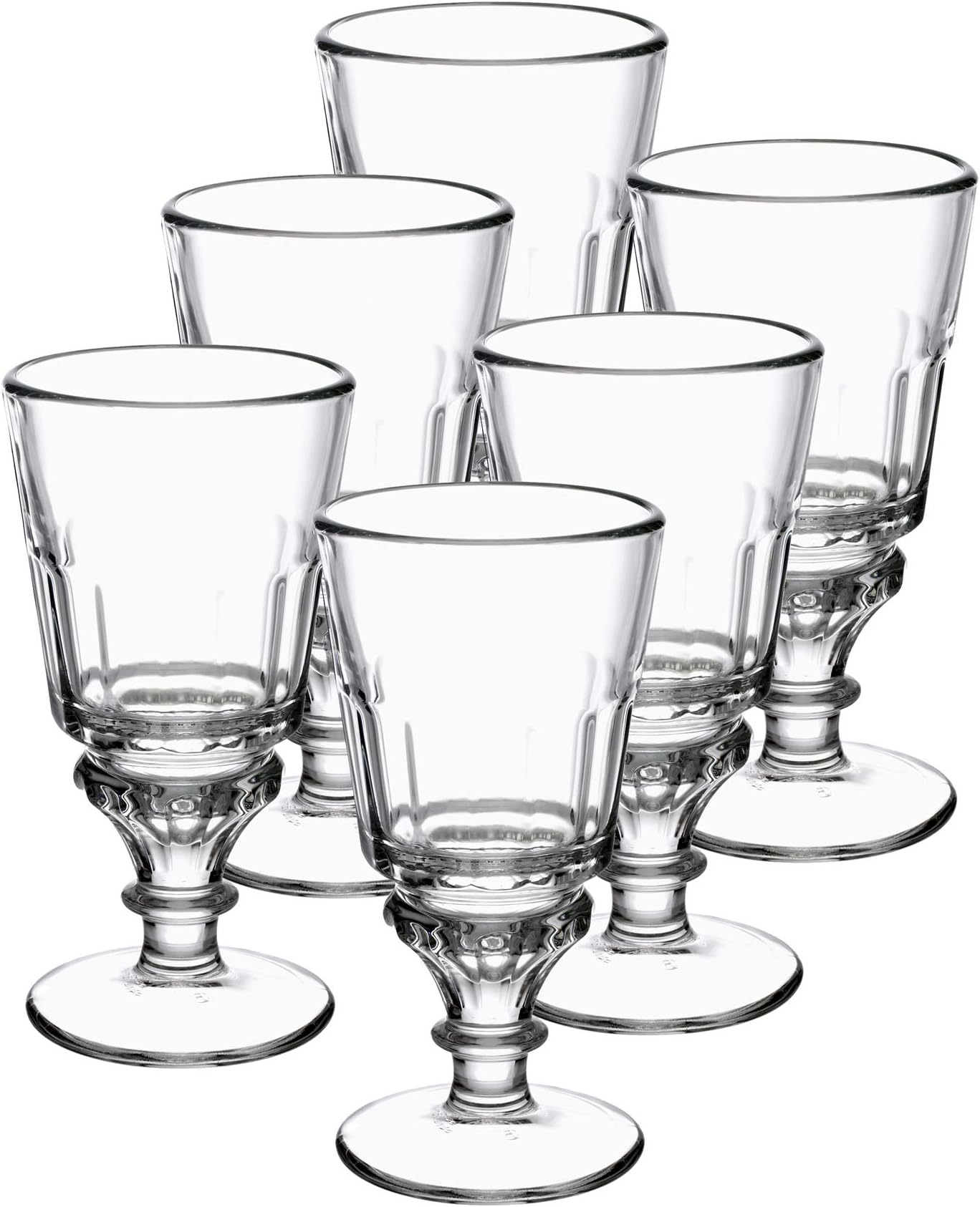 La Rochère Set of 6 Soleil Absinthe Clear Glasses