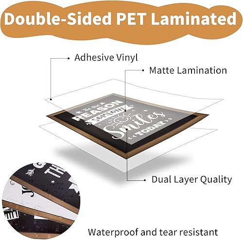 Miniatura 3 de DUAIAI 20 pósteres motivacionales industriales elegantes para decoraciones de aula, juego de tablón de anuncios, decoración de aula, citas