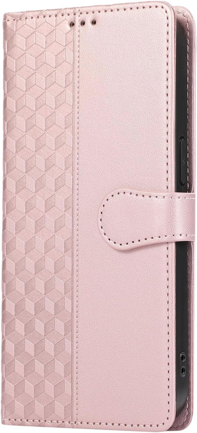 Wallet Case for iPhone 16 Pro Max /16 Pro/16 Plus/16,Shockproof Protective Leather Flip Case Magnetic Closure Camera Protection Ultra Slim Phone Cover (16 Pro,Black)
