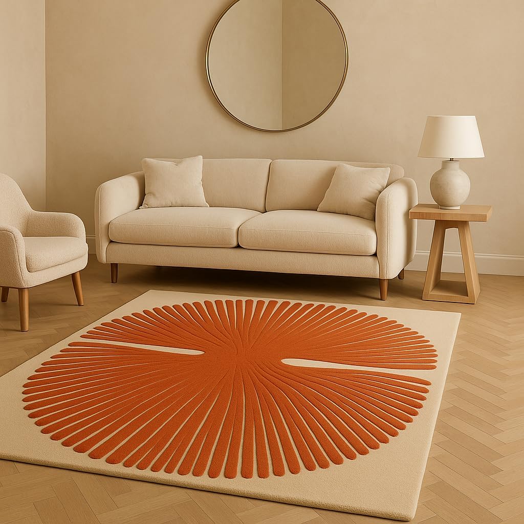 Earthen Radiance Hand Tufted New Zealand Wool Rug Wool Rug