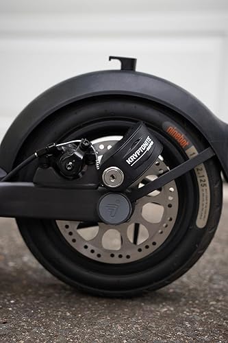 Miniatura 3 de Kryptonite Keeper - Bloqueo de disco de alarma, resistente antirrobo para motocicleta, bloqueo de rotura de disco impermeable de 100 db, pin de