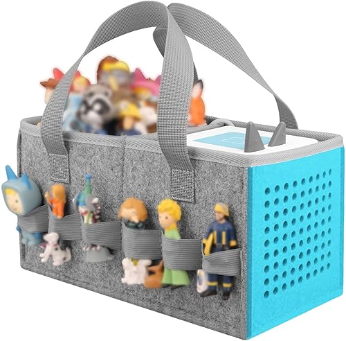 Miniatura 6 de Vakdon Estuche de transporte portátil para el juego de iniciación Toniebox, auriculares y estación de carga, puede contener personajes de figuras de