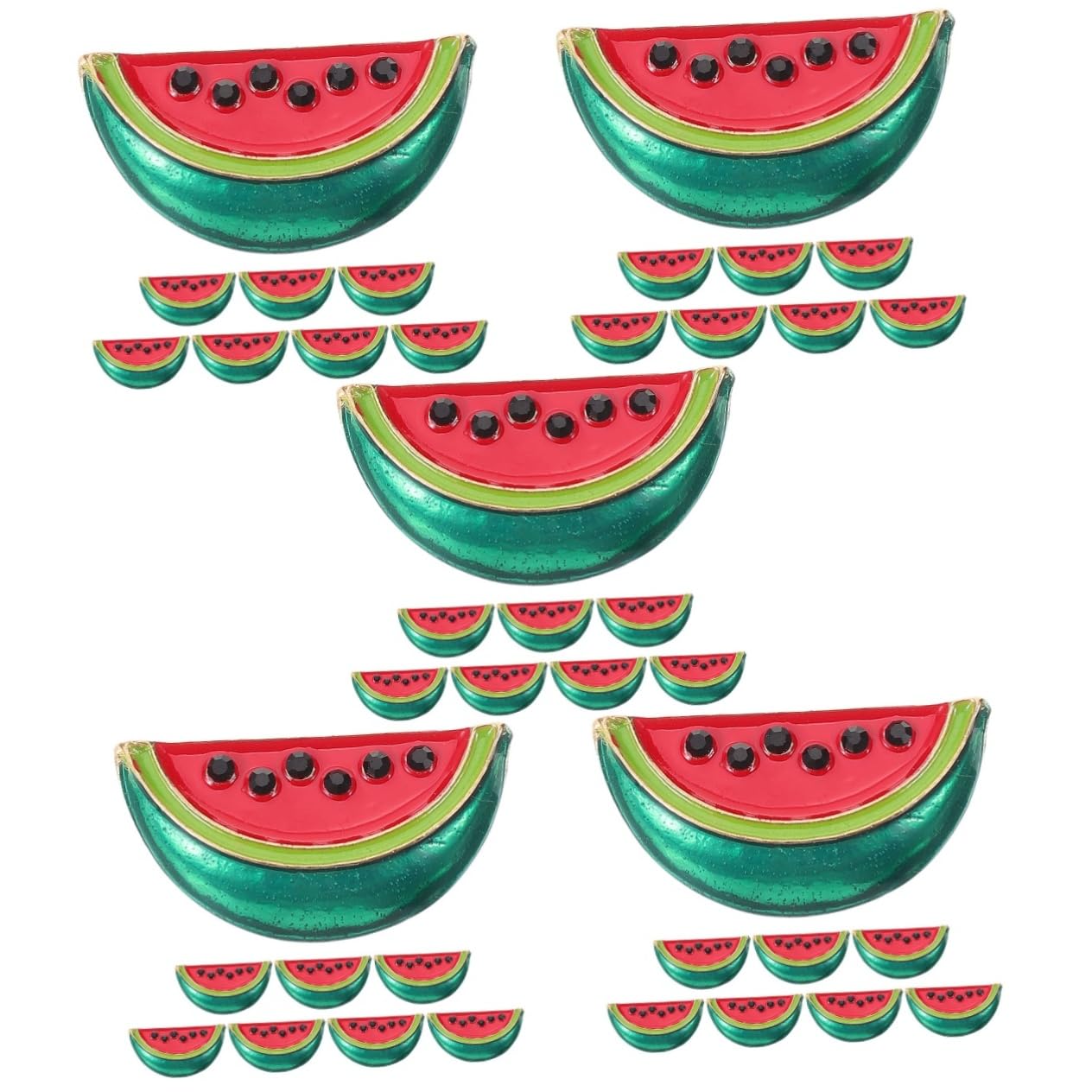 STOBAZA 5 Sätze Teiliges Wassermelonen Broschen Anstecker Kreative Stilvolle Anstecknadeln Für Kleidung Pullover Schals Und Kleider Niedliche Retro Broschen Für Besondere 8 Stück * 5