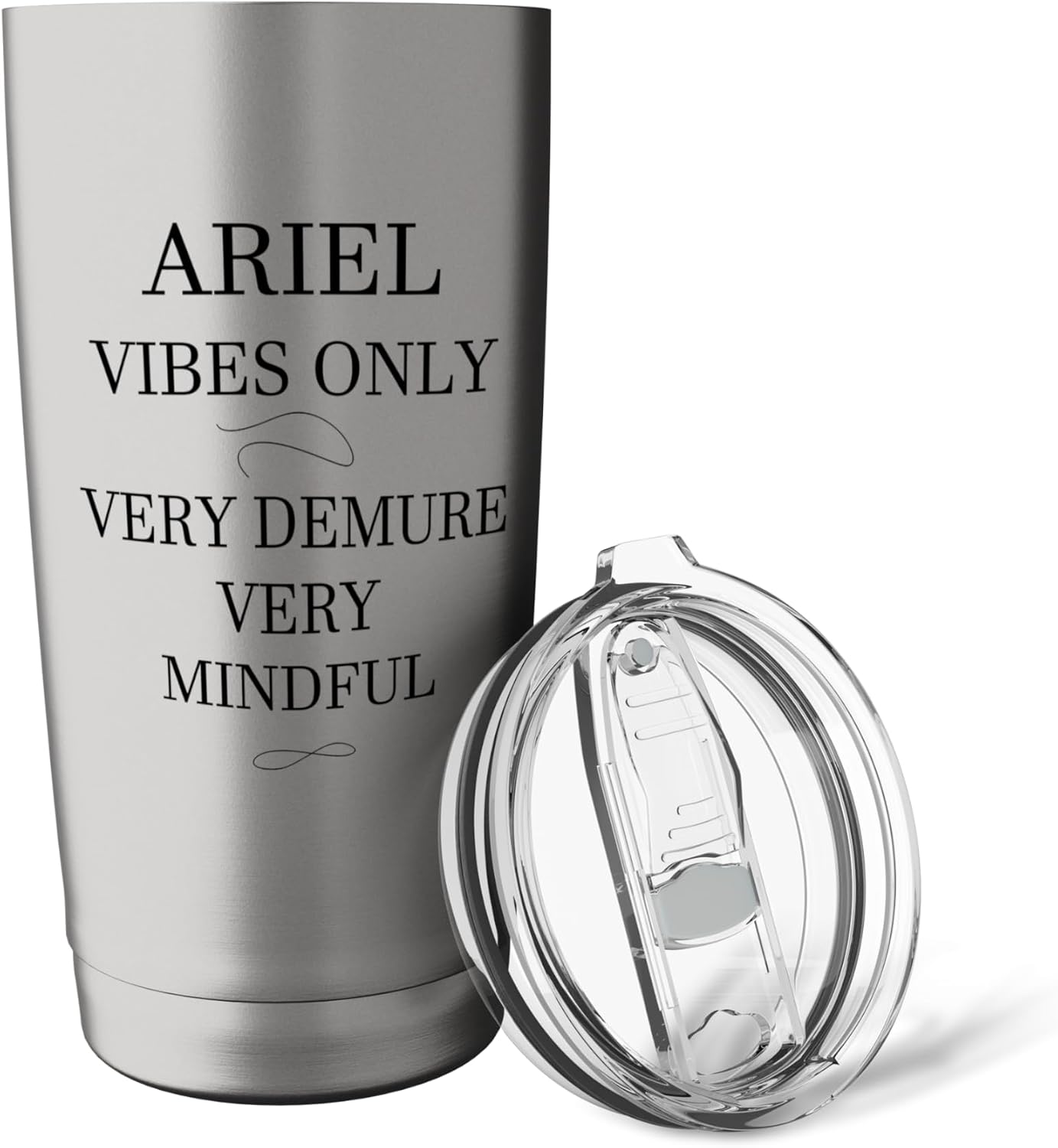 ARIEL Personalized Very Demure Very Mindful ARIEL Name Stainless Steel Insulated Tumbler image 5