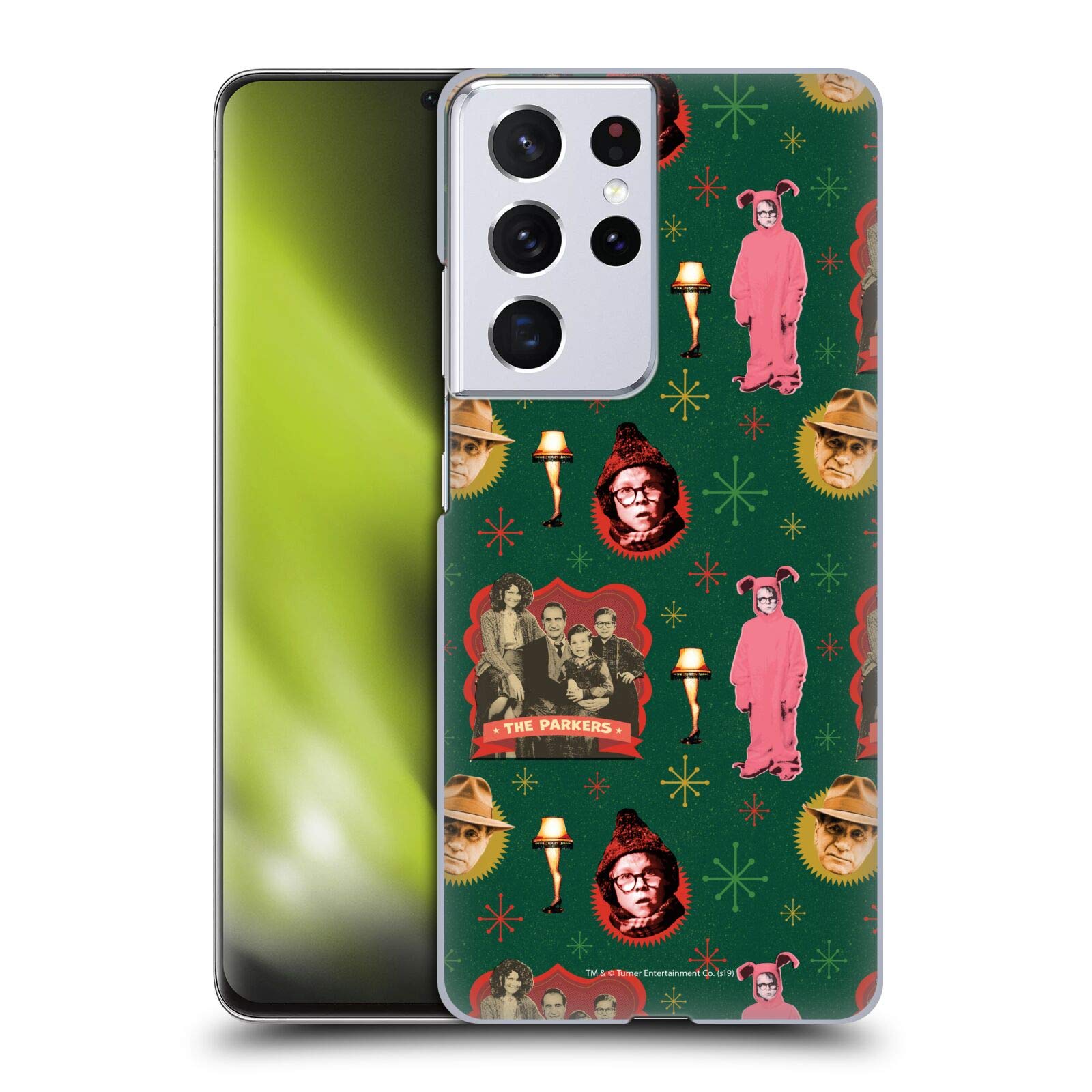Head Case Designs Officially Licensed A Christmas Story Alfie Family Pattern Composed Art Hard Back Case Compatible with Samsung Galaxy S21 Ultra 5G