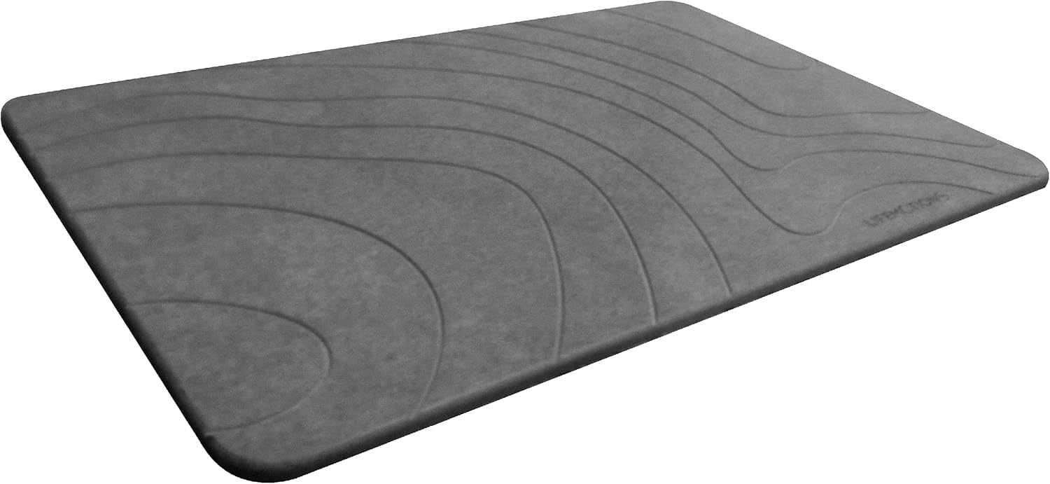 M&L Premium Stone Bath Mat Double Sided, NonSlip Fast