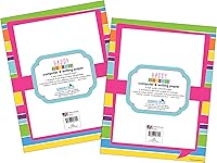 Vista 2 de Barker Creek Juego de 100 hojas de papel de computadora de diseño, papel decorativo feliz, papelería, 8.5 x 11 pulgadas, 100 hojas, suministros