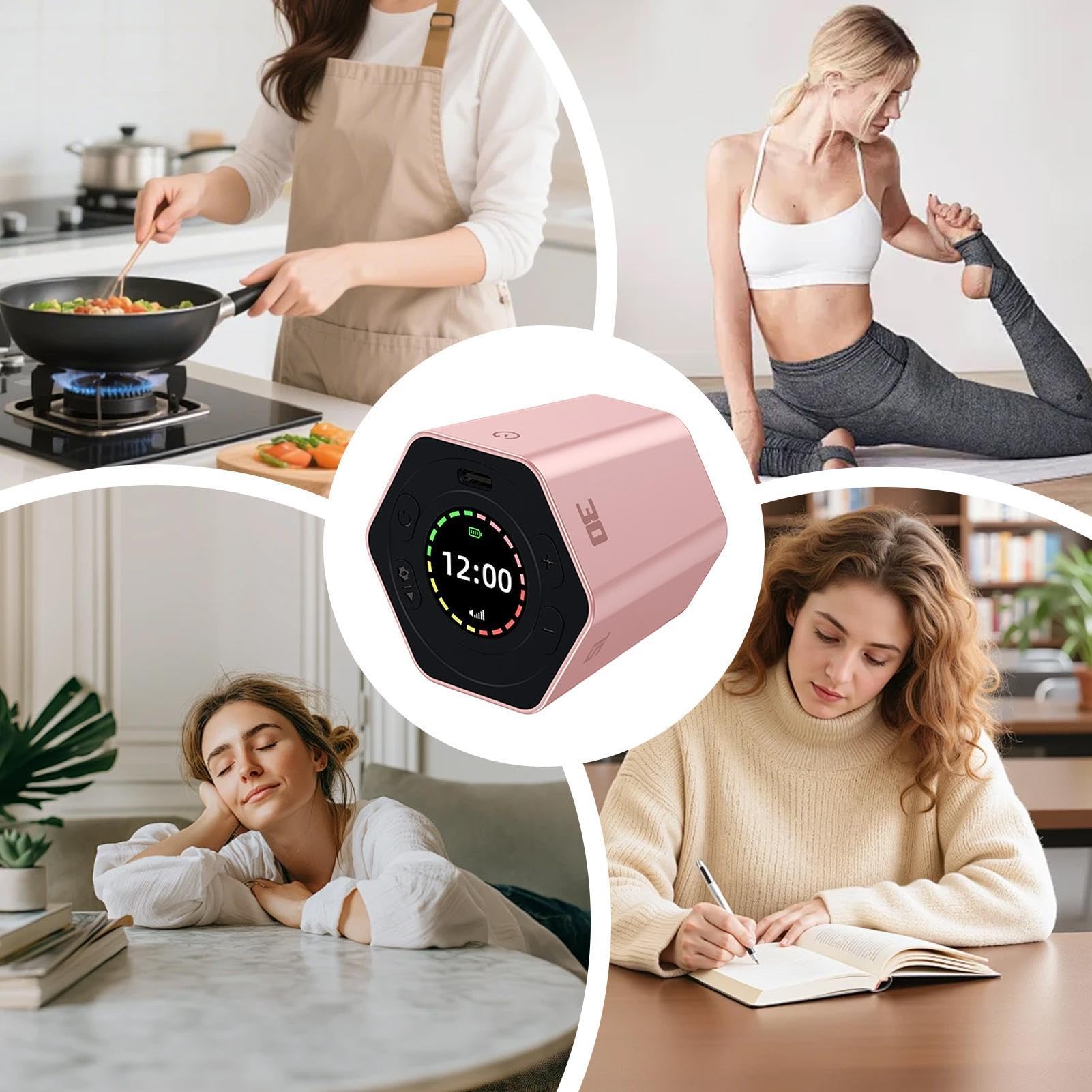 Temporizador de Cocina Digital Reloj Digital Recargable con Sensor
