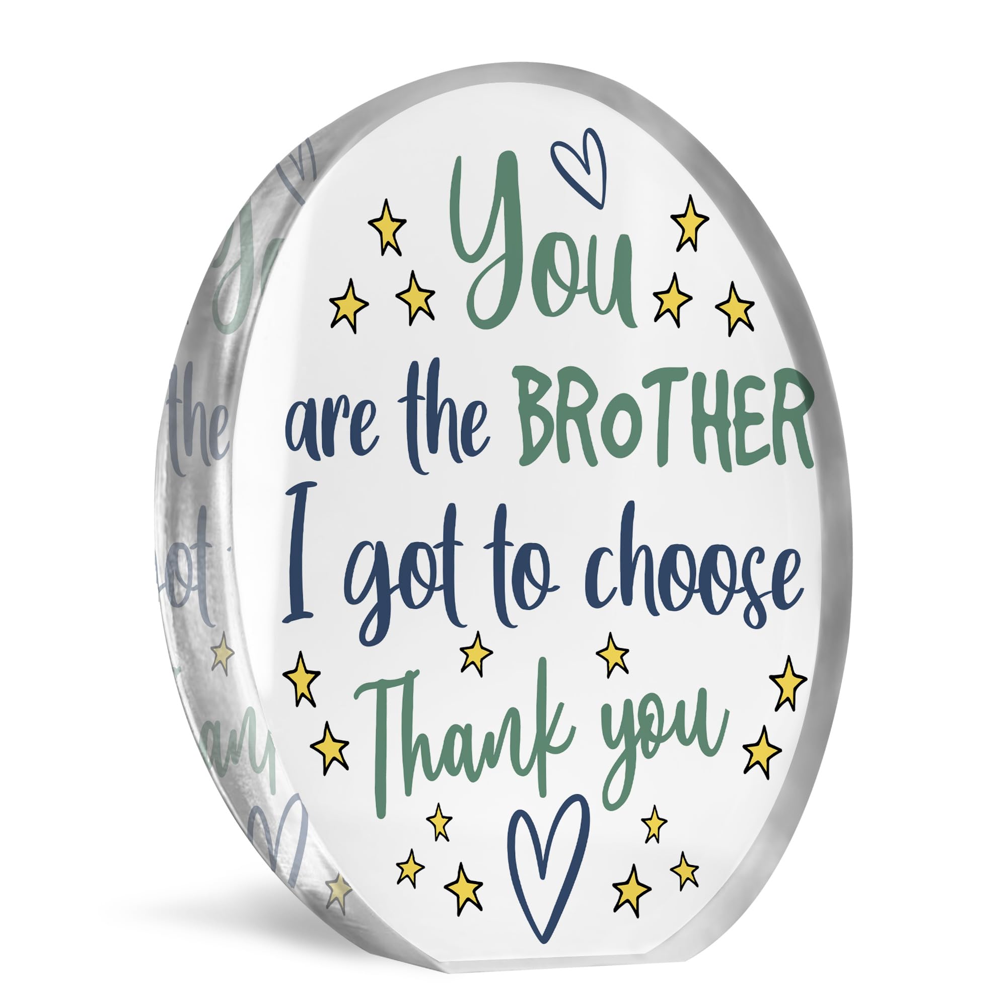 Red Ocean You Are The Brother I Got To Choose Gift For Best Friend Acrylic Plaque Best Friend Gift Friendship Gift For Her Brother Plaque Thank You Gift For Her Best Friend Birthday Gift Keepsake