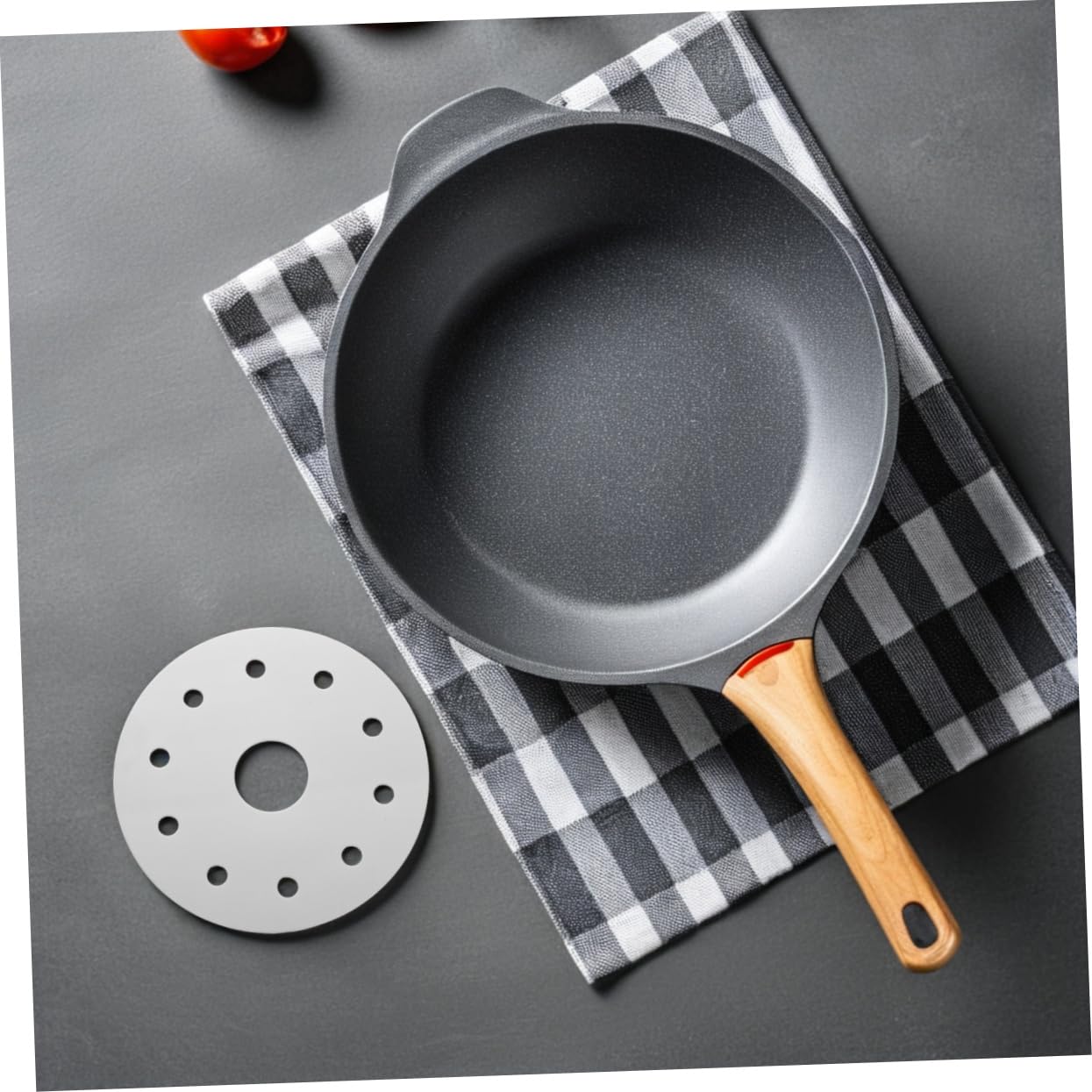 Cabilock Piastra termica in acciaio inox, gadget elettrodomestici, adattatore per piastre a induzione, accessori da cucina, guarnizione termica in acciaio inox, fornello a induzione