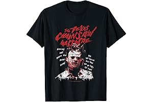 Officially Licensed Leatherface Texas Chainsaw Massacre Word Crown T-Shirt