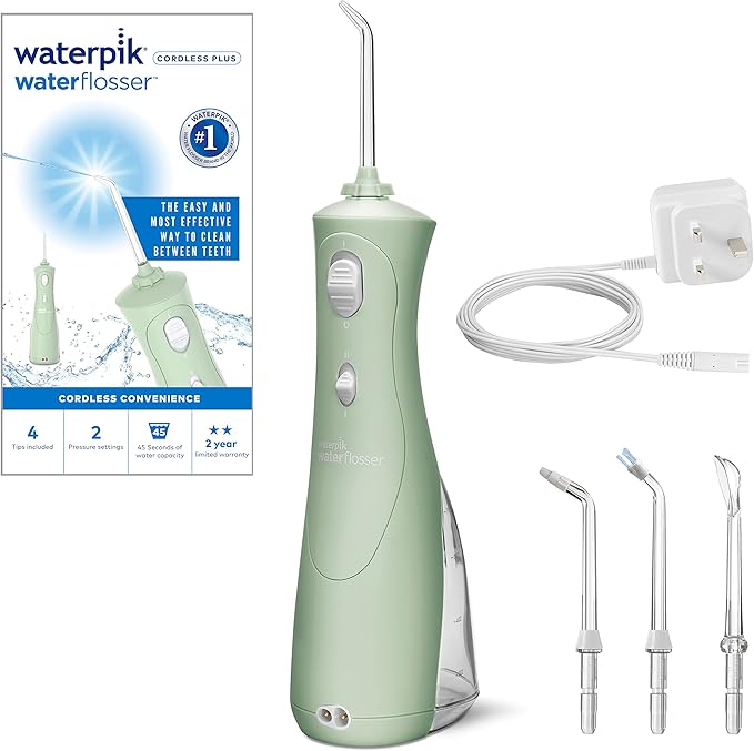 Waterpik Hydropulseur sans fil avec 2 réglages de pression, outil de